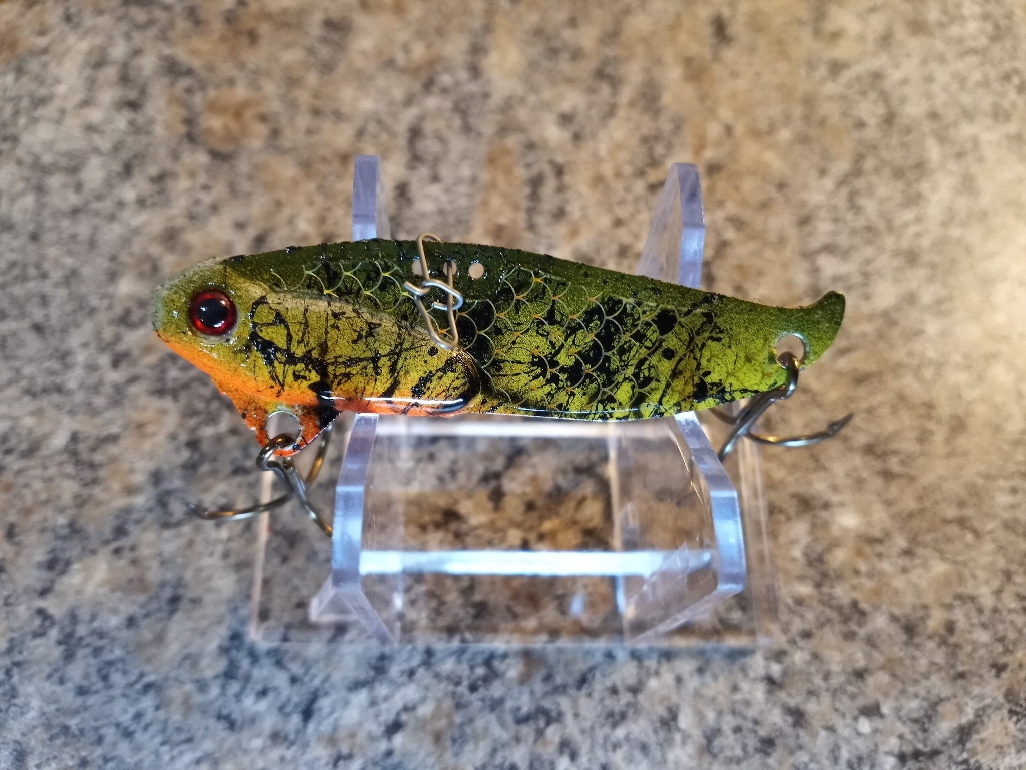 ONEIDA LAKE CUSTOM BLADE BAIT 1/2OZ 5/8OZ BLADE BAIT GOLDEN SCALE PERCH