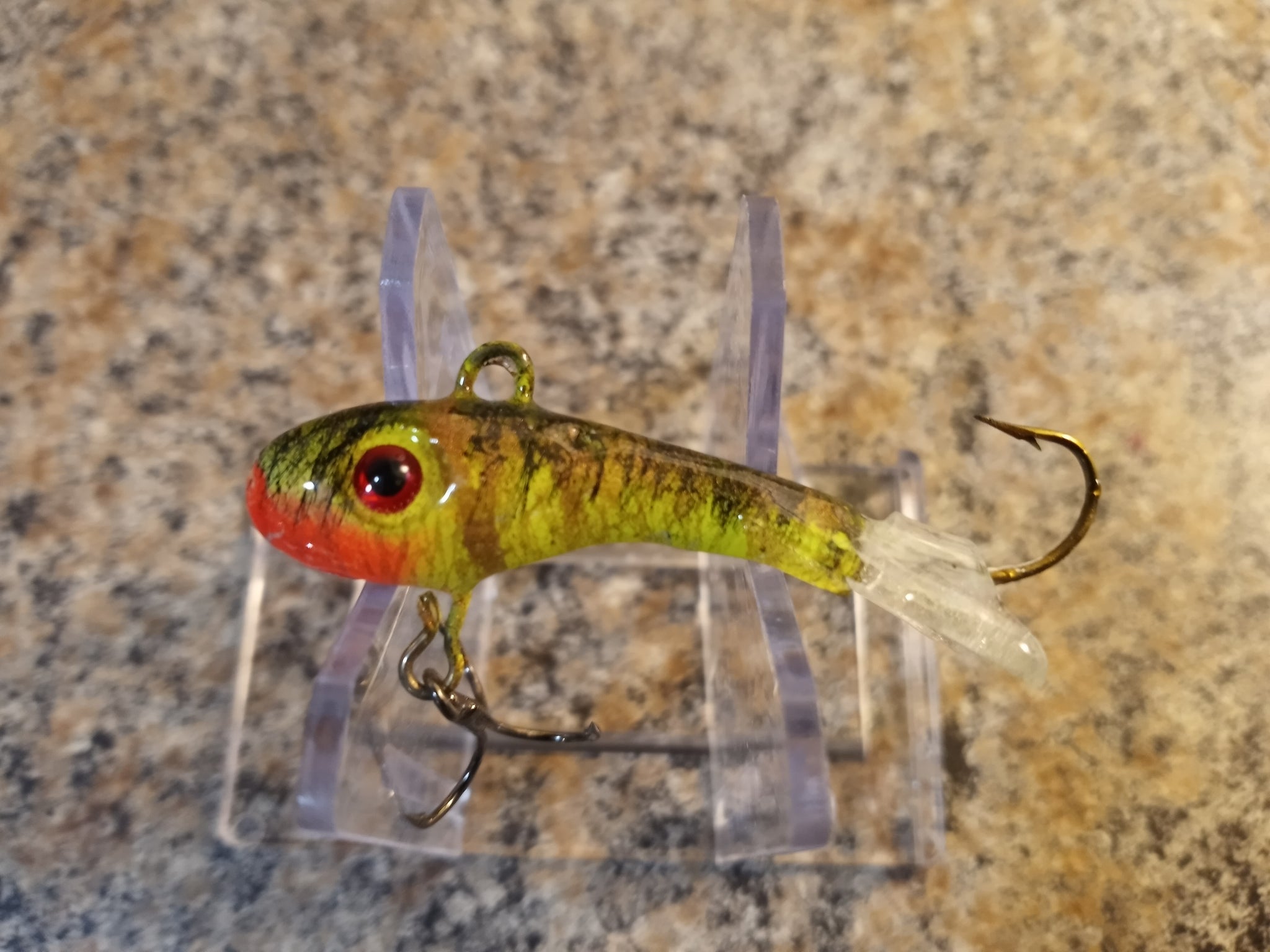 CUSTOM 1/2OZ, 3/4OZ, & 1OZ VERTICAL JIGGING MINNOW NATURAL PERCH FRY – Fishing  Lure Tape, Tackle, & Graphics Design Company