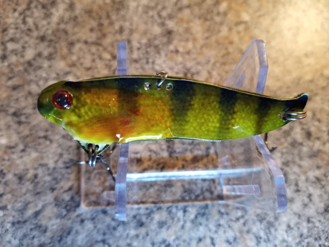 ONEIDA LAKE NATURAL FORAGE SERIES 1/2OZ BLADE BAIT NATURAL PERCH