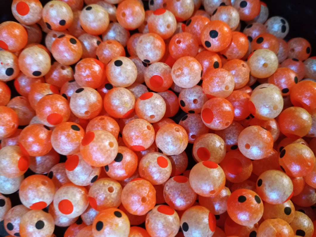 Mad River Custom Steelhead Beads CREAMSICLE EMBRYO UV