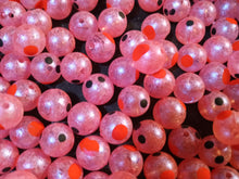 Load image into Gallery viewer, Mad River Custom Steelhead Beads CLEAR ALASKAN RED EMBRYO UV
