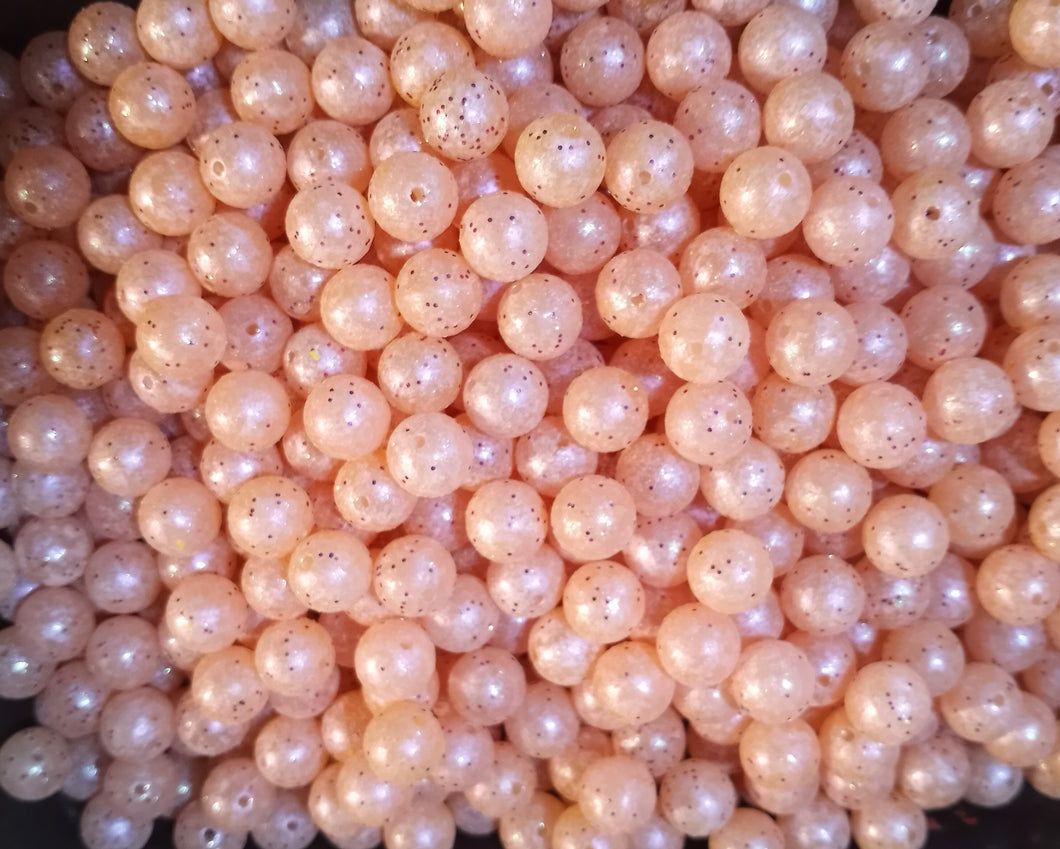 GLO ROE PURPLE IRIDESCENT UV GLITTER UV CUSTOM STEELHEAD BEAD 6MM,8MM,10MM,12MM,14MM