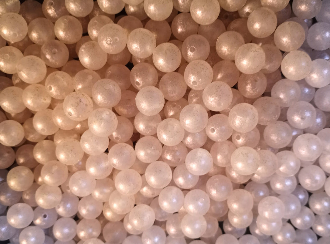 RED IRIDESCENT SNOWFLAKE CUSTOM STEELHEAD BEAD 6MM,8MM,10MM,12MM,14MM