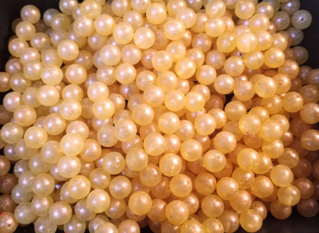 RED IRIDESCENT TANGERINE CUSTOM STEELHEAD BEAD 6MM,8MM,10MM,12MM,14MM