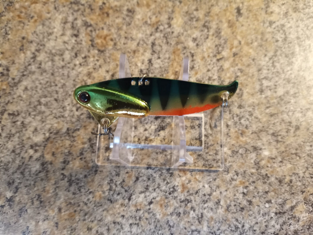 Gold Plated Custom Blade Baits in 1/2oz & 5/8oz weights CUSTOM PERCH STYLE A