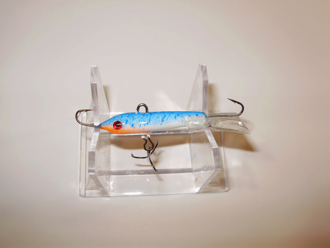 #9, #7, #5, #3 Vertical Jigging Minnow OLD SCHOOL COLOR BLUE & WHITE