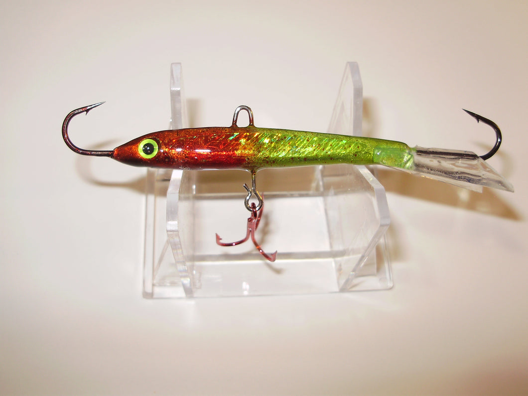 clown fishing lure 9, #7, #5, #3 Vertical Jigging Minnows GOLD HOLOGRAPHIC CLOWN – Fishing Lure Tape, Tackle, & Graphics Design Company