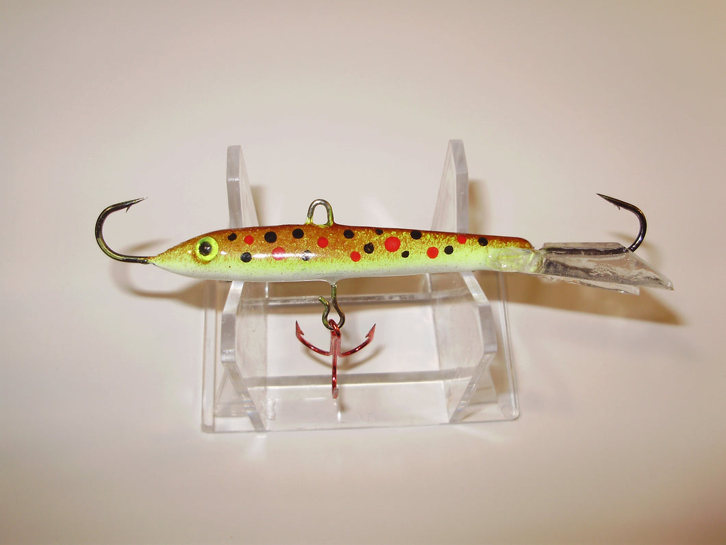 9, #7, #5, #3 Vertical Jigging Minnows BROWN TROUT – Fishing Lure