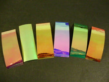 Load image into Gallery viewer, UV Plasma 2&quot; x 6&quot; 4PK Fishing Lure Tape In 6 Vivid Standout Tape Colors
