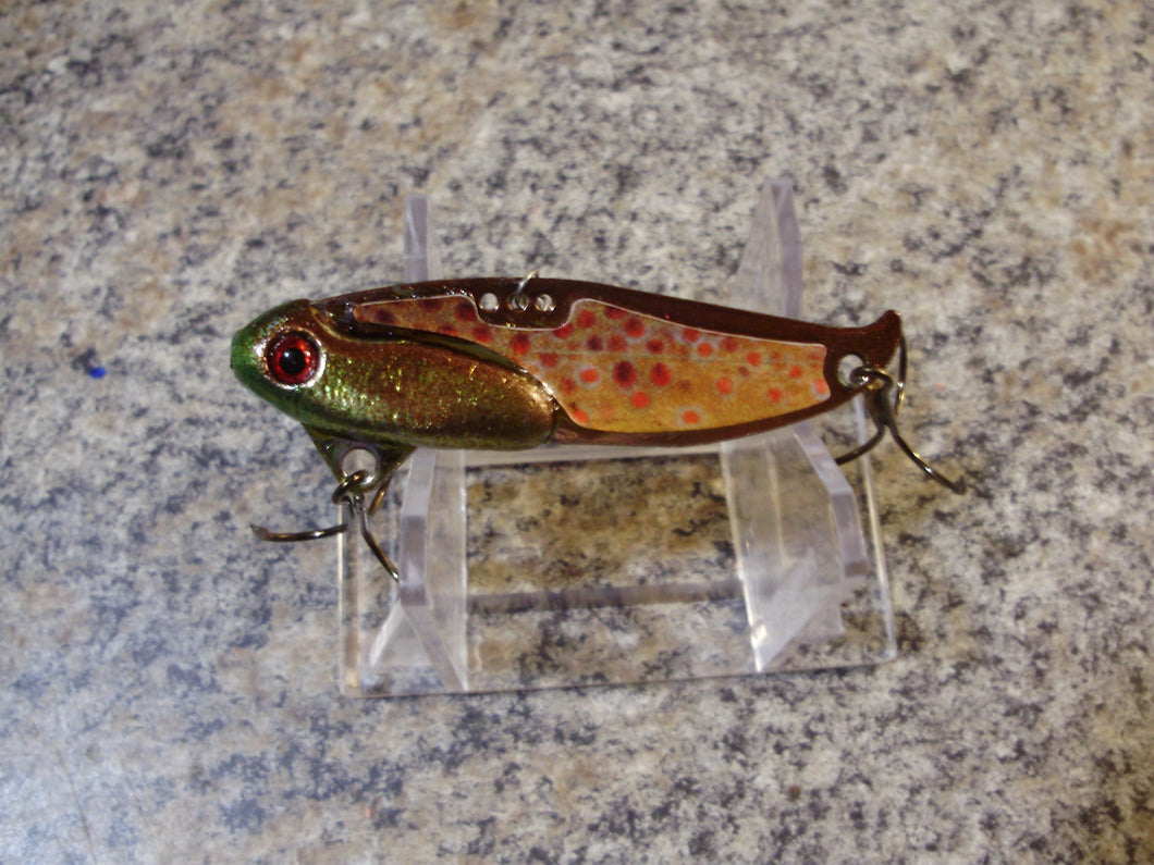 brown trout lake lures 3/8oz, 1/2oz, 5/8oz, 3/4oz Custom Oneida Lake Photo Real Life Blade Ba – Fishing Lure Tape, Tackle, & Graphics Design Company