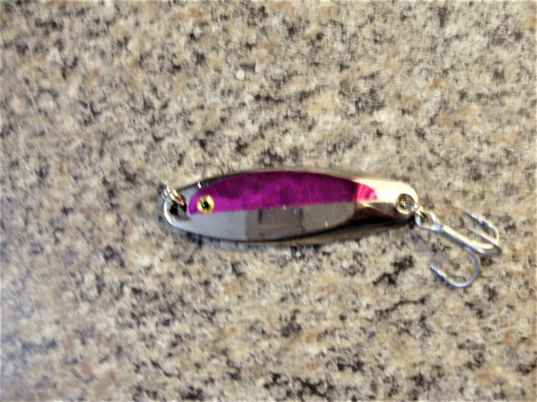 cast masters fishing lures Custom Two Tone Walleye & Perch Casting Master Jigging Lure MAGENTA CH – Fishing Lure Tape, Tackle, & Graphics Design Company