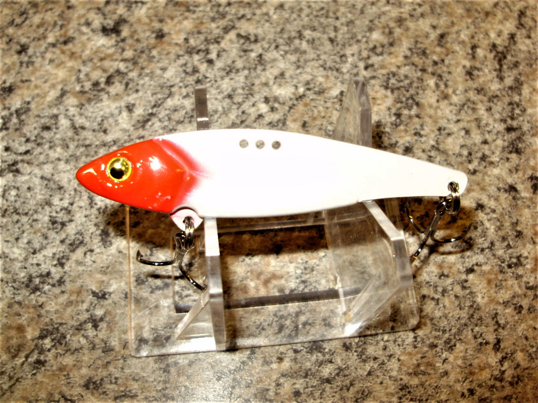 5/8oz New Design Lighting Series Blade Bait RED HEADED WHITE GHOST – Fishing  Lure Tape, Tackle, & Graphics Design Company