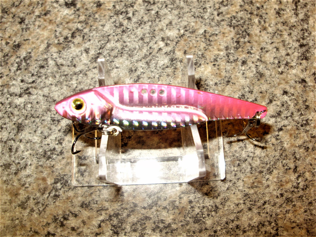 5/8oz New Design Lighting Series Blade Bait PINK LADY – Fishing Lure Tape,  Tackle, & Graphics Design Company
